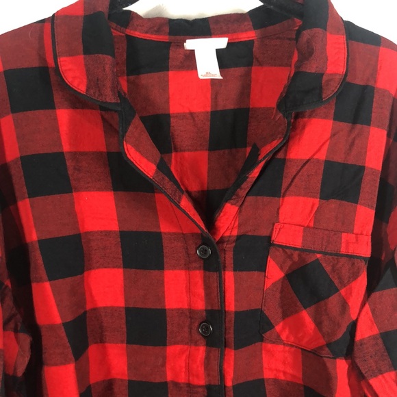 Wondershop at Target red plaid 2 piece pajama set size xl - Picture 3 of 15